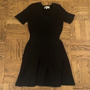Diane Von Furstenberg Black Mini Dress